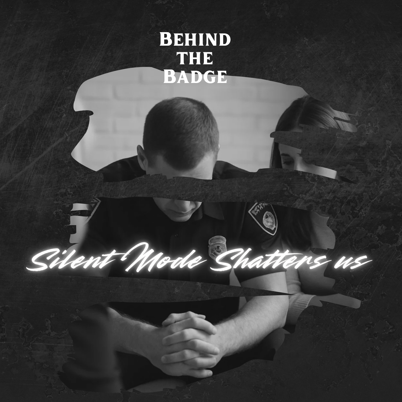 Police officer and spouse in a counseling session discussing marriage and trauma recovery